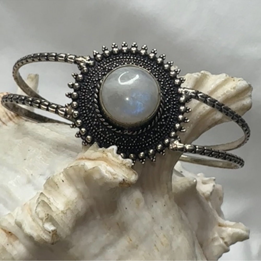 SALE ⭐️ Moonstone Handmade cuff bracelet